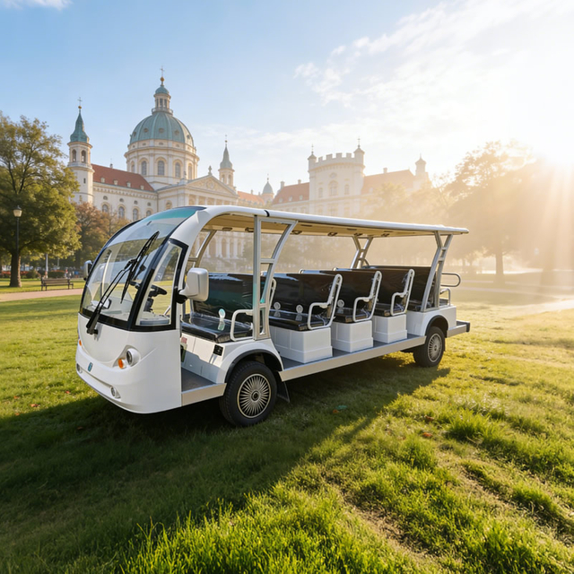 Электрический микроавтобус Lsv в аэропорту - EG6181K