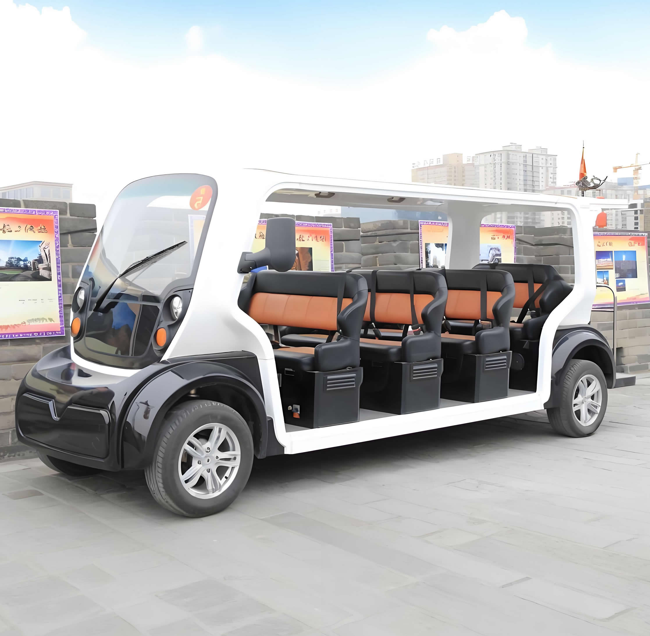 Экскурсионный автобус с электроприводом OEM ODM на 14 мест - EG615AK